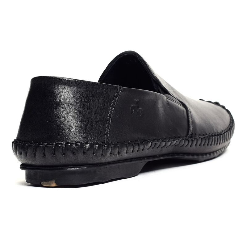 NIZA DINGO 612 Noir Mocassins Fluchos