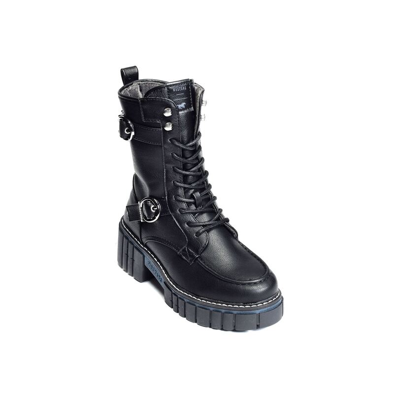 1447505 Noir, Boots Mustang