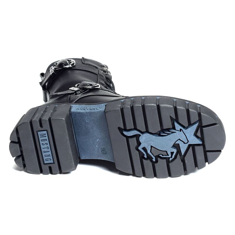1447505 Noir, Boots Mustang
