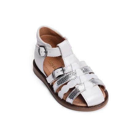 7464 Blanc, Sandales plates & Nu-Pieds Babybotte