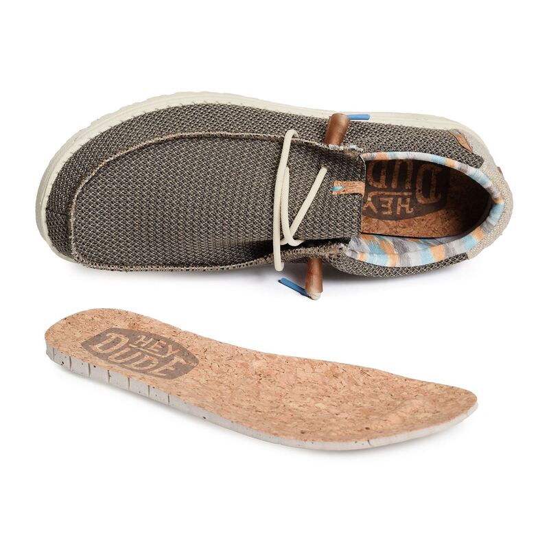 WALLY STRETCH Taupe, Slip-On HeyDude