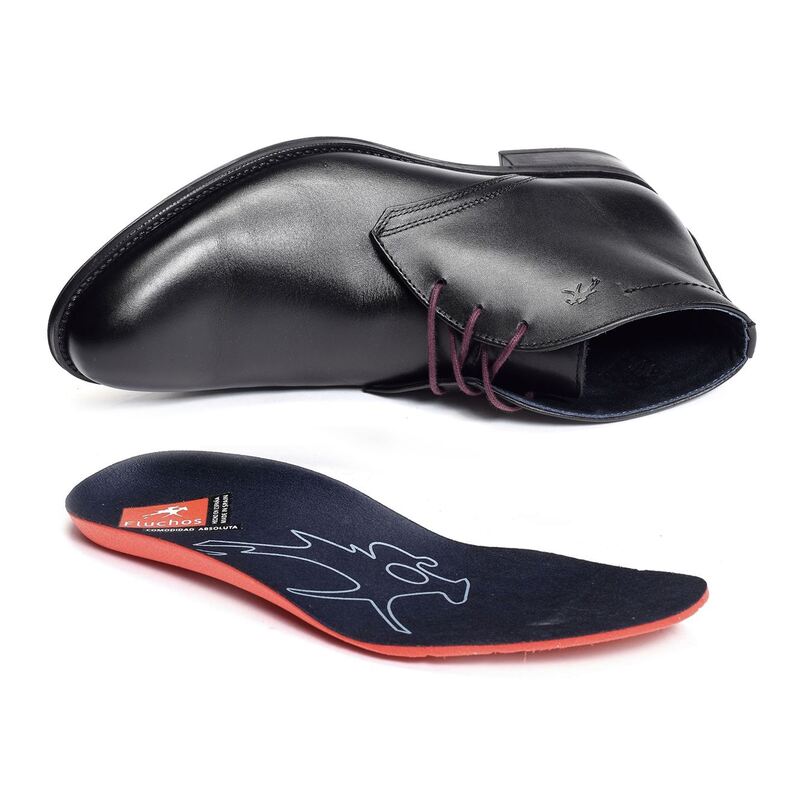 Chaussures Fluchos Héraclès En Cuir Mémoire - Taille 46, Style élégant Avec Détails De Couture, Confort Rembourré