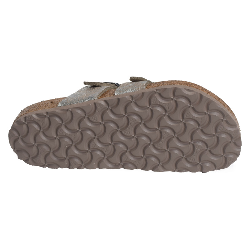 MAYARI Argent Or, Tongs Birkenstock