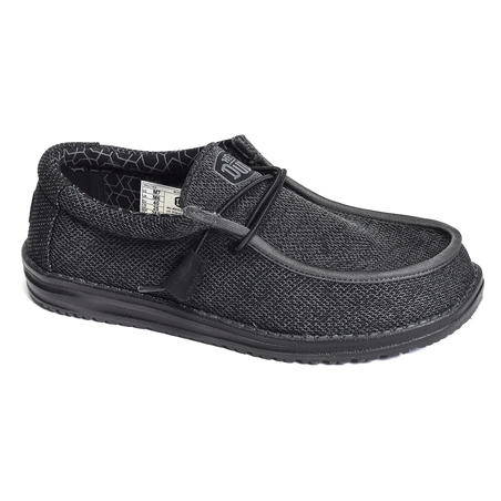 WALLY SOX Noir Noir, Slip-On HeyDude