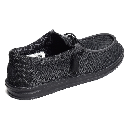 WALLY SOX Noir Noir, Slip-On HeyDude