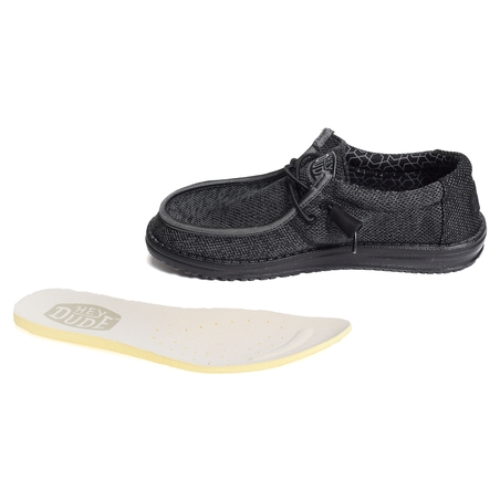 WALLY SOX Noir Noir, Slip-On HeyDude