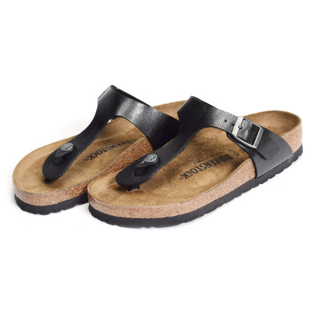 GIZEH Noir Brillant, Tongs Birkenstock