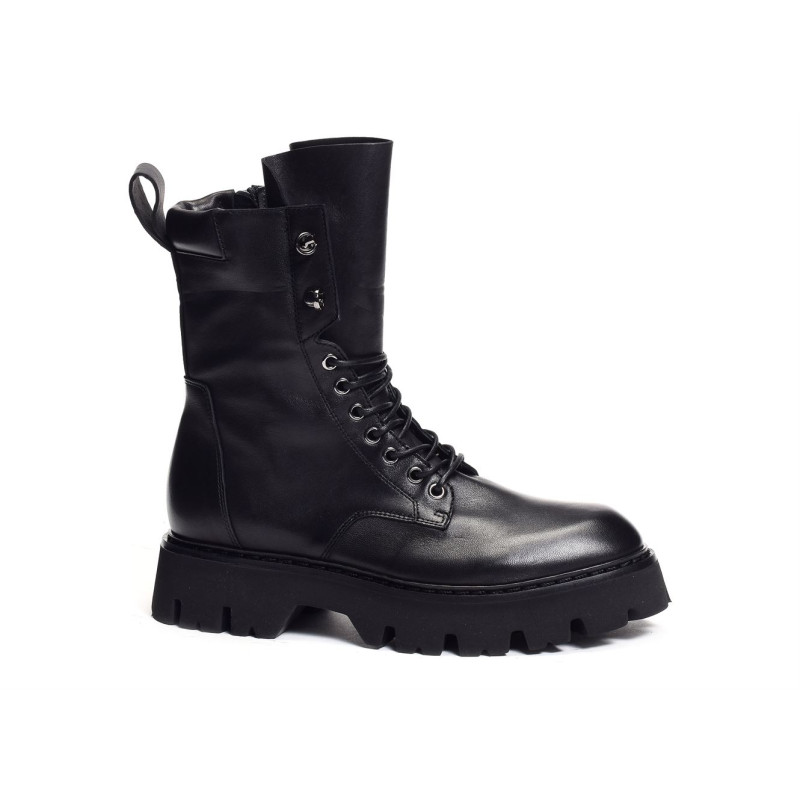 7076 Noir, Bottines & Boots Fru.It