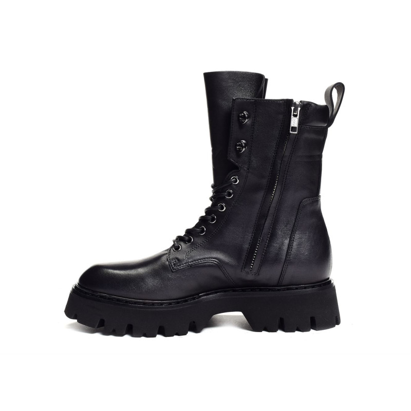 7076 Noir, Bottines & Boots Fru.It
