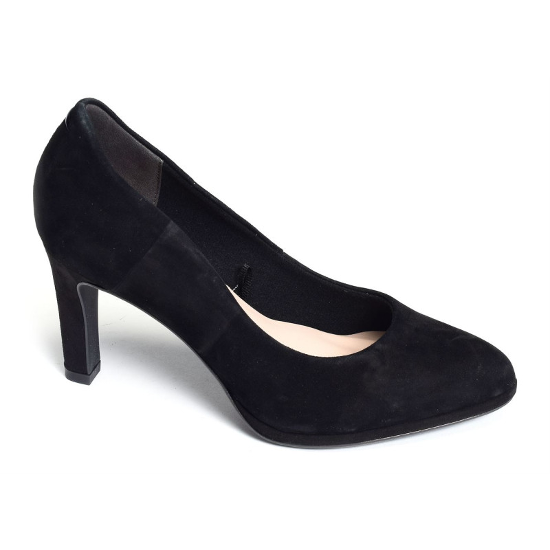 22411 Noir Noir, Escarpins à bout arrondi Tamaris