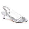 NICE Argent, Nu-Pieds à talon Azuree