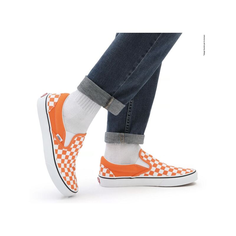 UA CLASSIC SLIPON Orange, Slip-On Vans