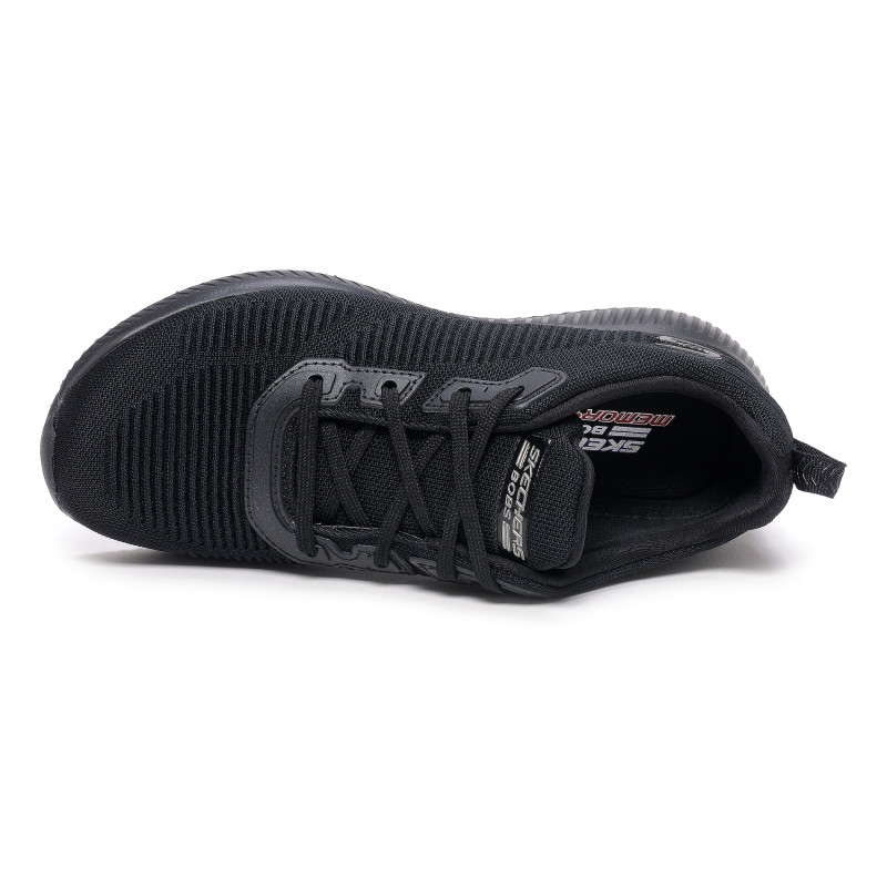BOBS SQUAD TOUGH TALK Noir, Baskets running Skechers