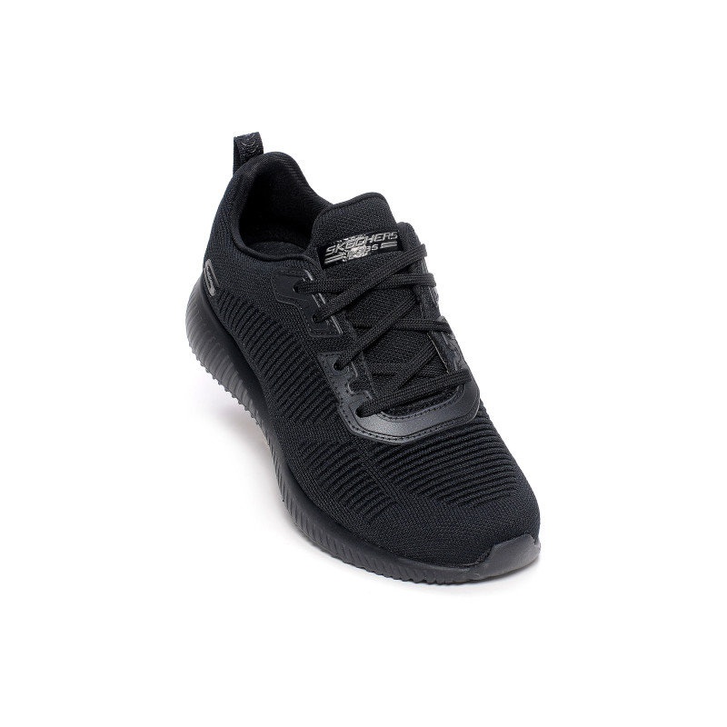 BOBS SQUAD TOUGH TALK Noir, Baskets running Skechers