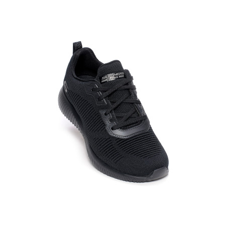 BOBS SQUAD TOUGH TALK Noir, Baskets running Skechers