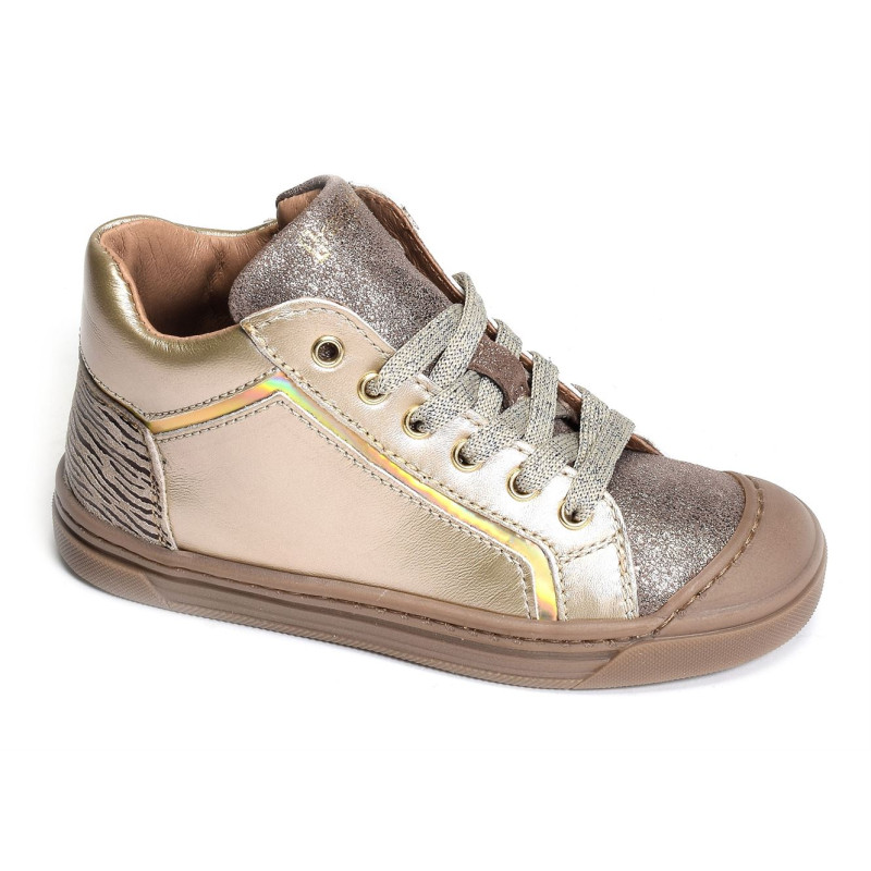 KOUPE Rose Or, Chaussures à Lacets Babybotte