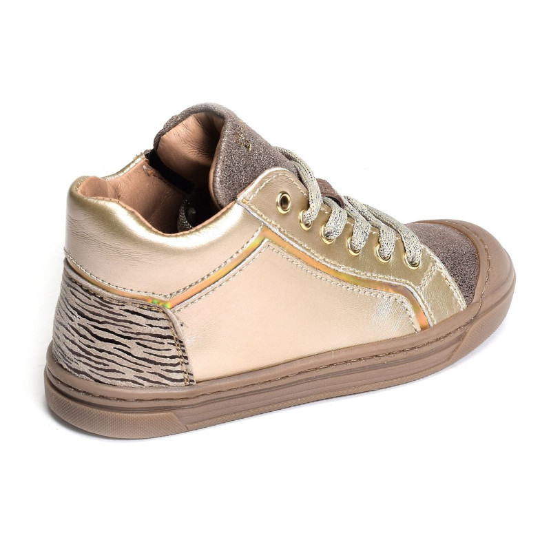 KOUPE Rose Or, Chaussures à Lacets Babybotte