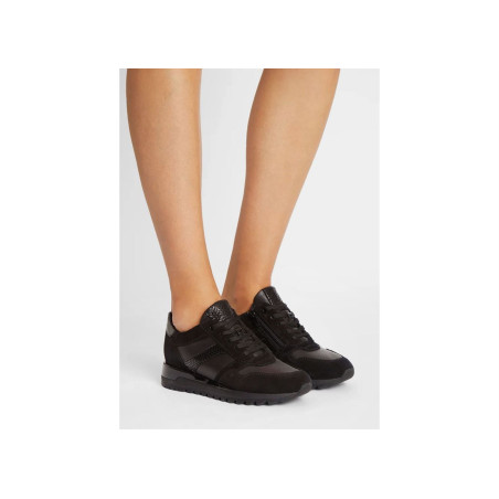 D TABELYA A Noir, Baskets running Geox