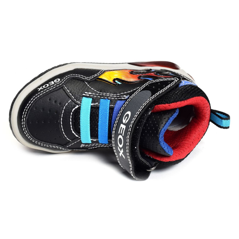 J INEK BOY Noir, Baskets montantes Geox