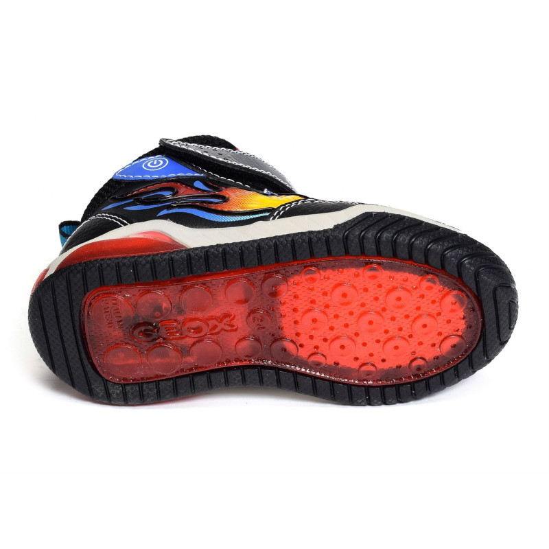 J INEK BOY Noir, Baskets montantes Geox