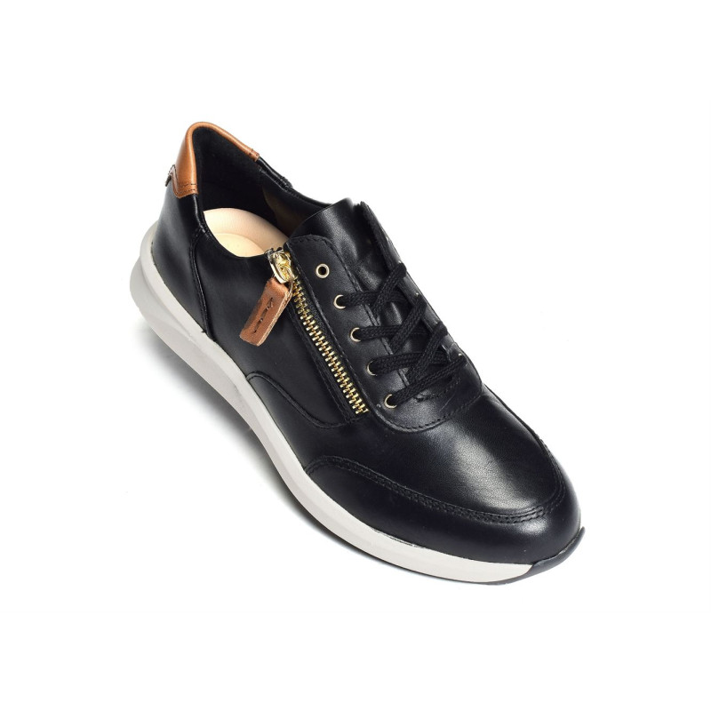 UN RIO ZIP Noir, Sneakers basses Clarks