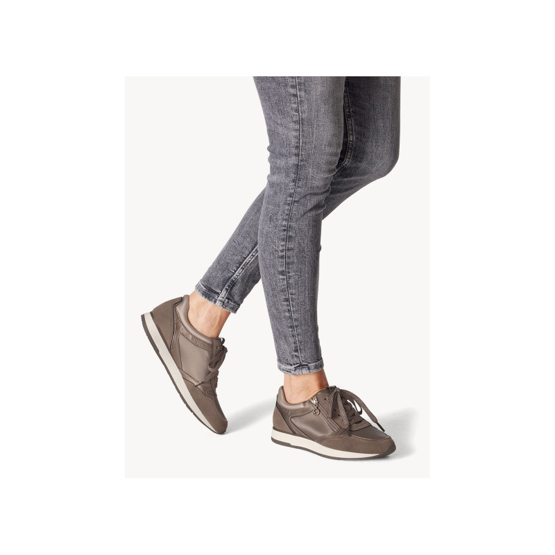 23603 Taupe, Baskets running Tamaris