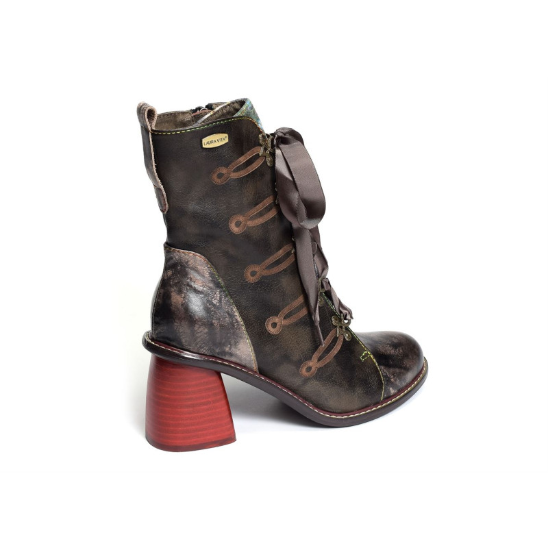 EVCAO 01 Anthracite, Bottines Laura vita