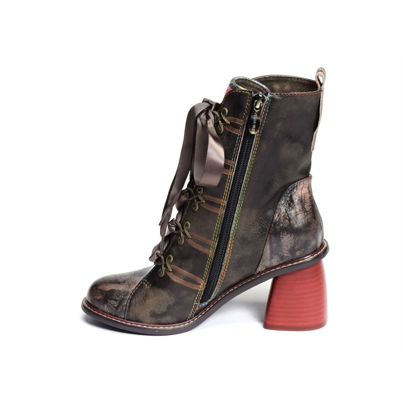 EVCAO 01 Anthracite, Bottines Laura vita