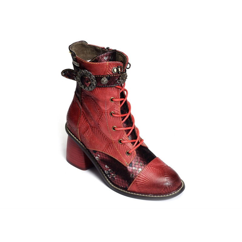 EVCAO 41 Rouge, Bottines Laura Vita