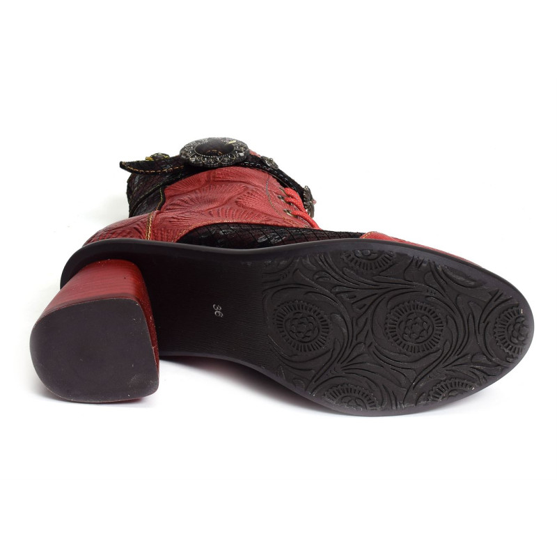 EVCAO 41 Rouge, Bottines Laura Vita
