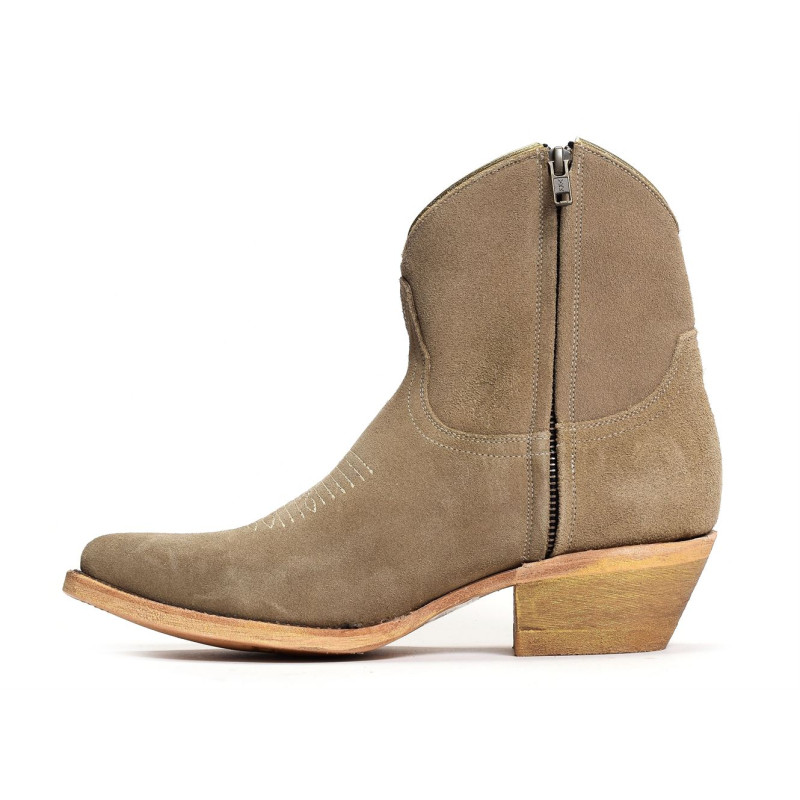 BOMBITA Taupe, Santiags  Mexicana