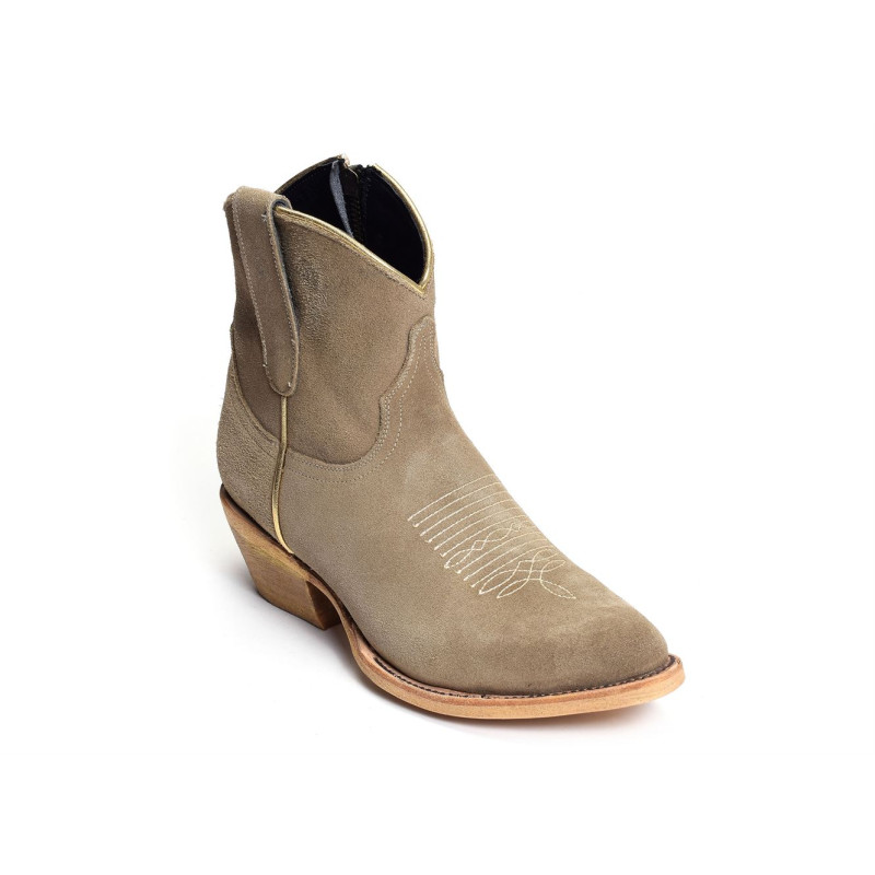 BOMBITA Taupe, Santiags  Mexicana