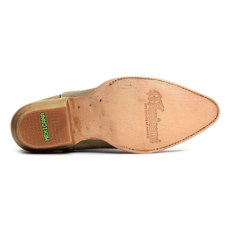 BOMBITA Taupe, Santiags  Mexicana