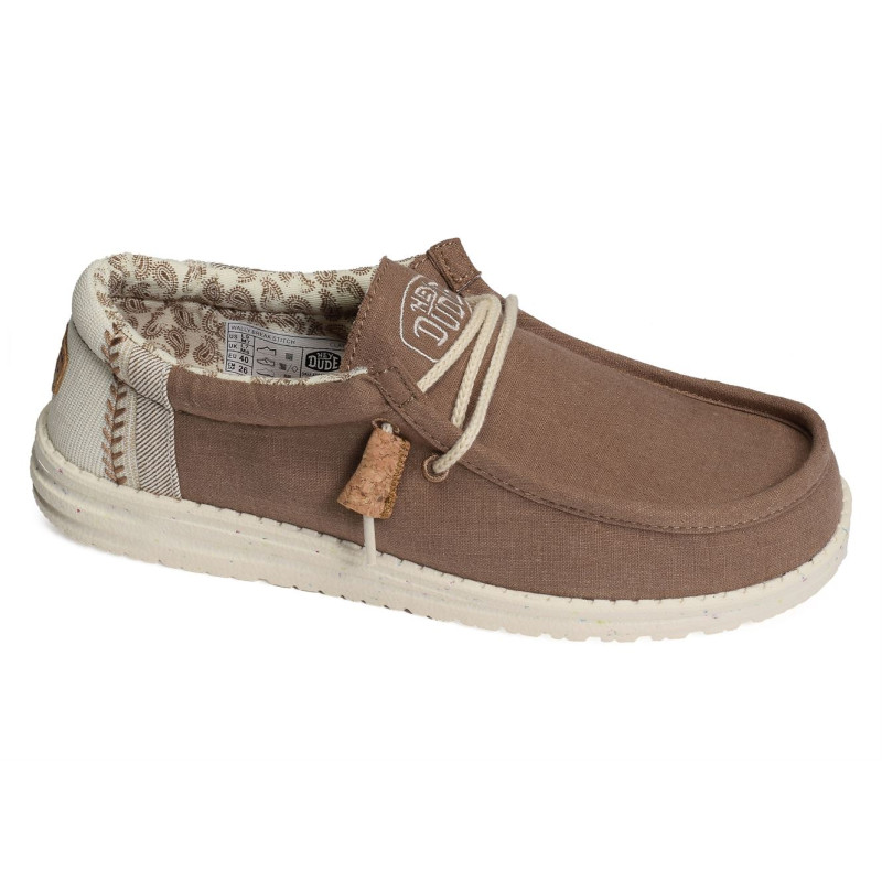 WALLY BREACK STITCH Marron Beige, Slip-On HeyDude