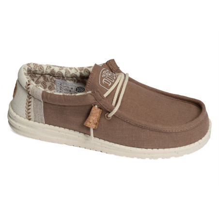 WALLY BREACK STITCH Marron Beige, Slip-On HeyDude