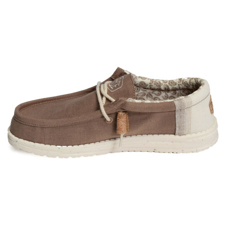 WALLY BREACK STITCH Marron Beige, Slip-On HeyDude