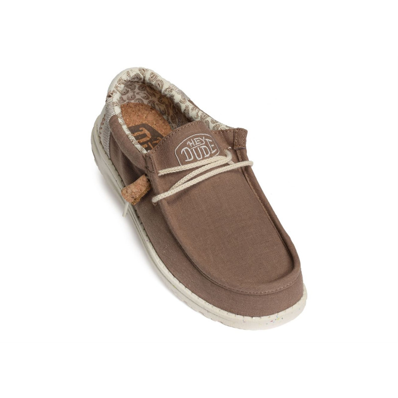 WALLY BREACK STITCH Marron Beige, Slip-On HeyDude
