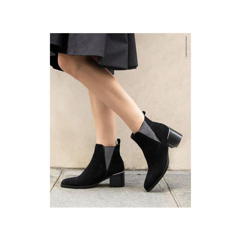 HABY Noir, Bottines Adige