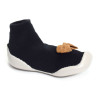 GOLDEN BOW Noir, Chaussons Chaussettes Collegien