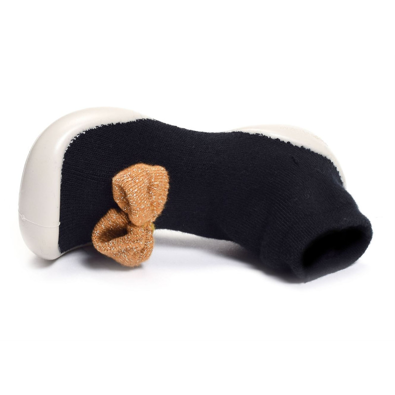 GOLDEN BOW Noir, Chaussons Chaussettes Collegien
