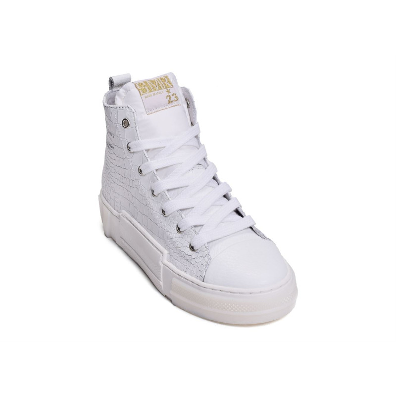 E252 Blanc, Baskets montantes Semerdjian