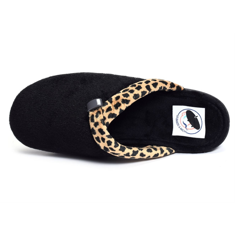 BARLO Noir Léopard, Mules La Bande à Mich