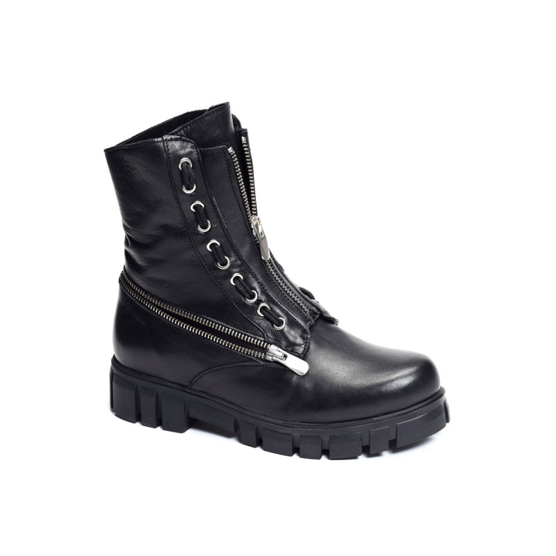MELSHEIM Noir, Boots Coco abricot