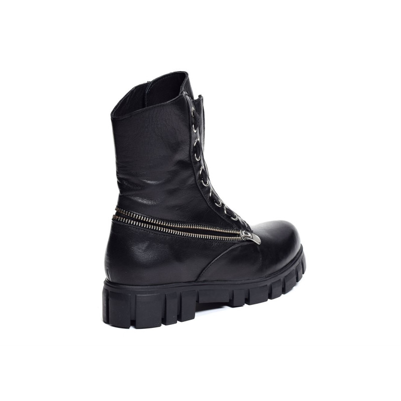 MELSHEIM Noir, Boots Coco abricot