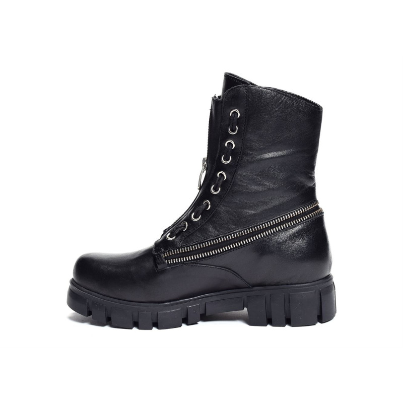 MELSHEIM Noir, Boots Coco abricot