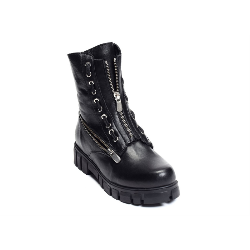 MELSHEIM Noir, Boots Coco abricot