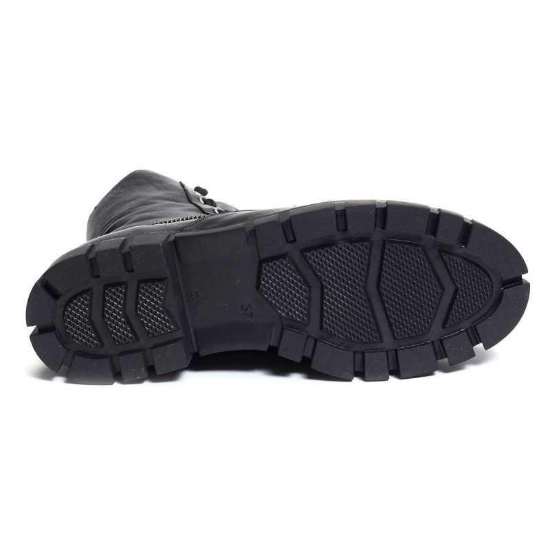 MELSHEIM Noir, Boots Coco abricot