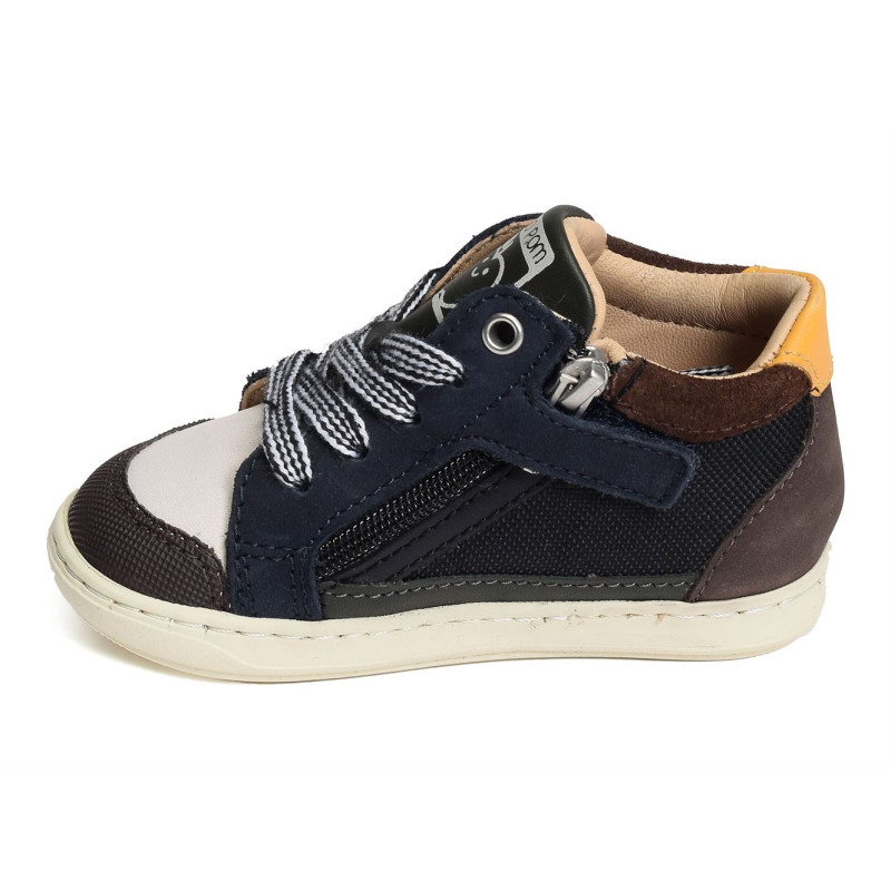 BOUBA CONNECT BOY Noir Marine, Chaussures à Lacets Shoopom