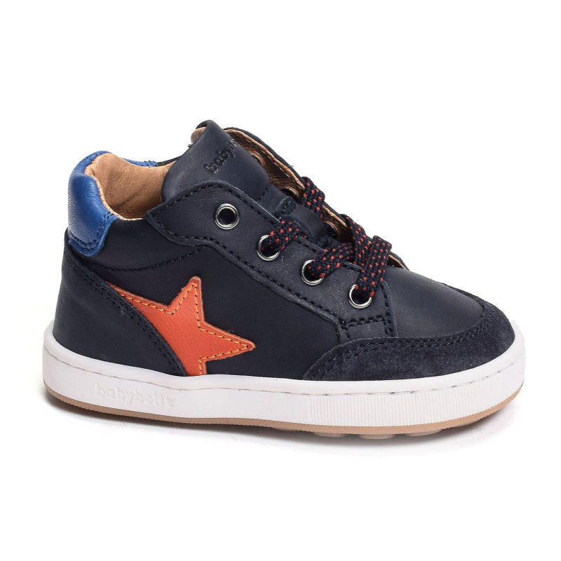 FLORIEN Marine, Chaussures à Lacets Babybotte