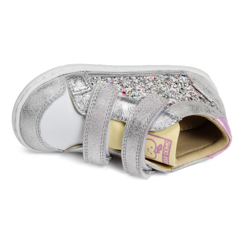BOUBA EASY CONNECT Argent, Chaussures à Scratch Shoopom